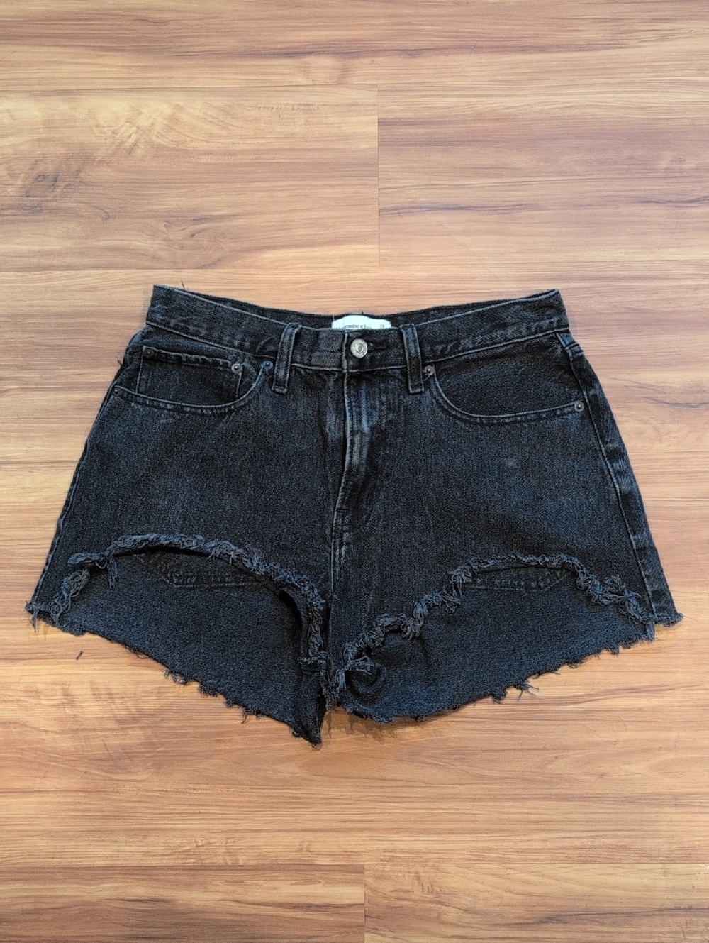 Abercrombie & Fitch Mid-rise Boyfriend Shorts Curve Love Size 28